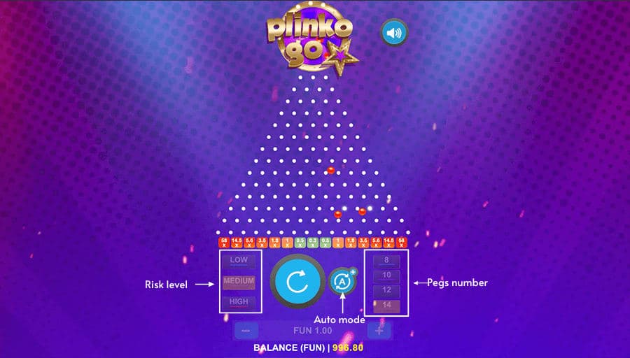 Plinko Casino features